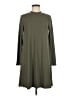 Glam Solid Green Casual Dress Size M - photo 1
