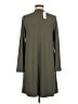 Glam Solid Green Casual Dress Size M - photo 2