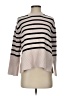 Gap 100% Cotton Stripes Ivory Turtleneck Sweater Size XXS - photo 1