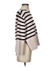 Gap 100% Cotton Stripes Ivory Turtleneck Sweater Size XXS - photo 4