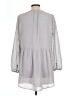DR2 100% Polyester Polka Dots Gray Casual Dress Size L (petite) - photo 2