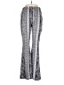 Unbranded 100% Polyester Print Silver Casual Pants Size L - photo 1