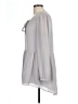 DR2 100% Polyester Polka Dots Gray Casual Dress Size L (petite) - photo 5