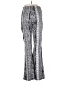 Unbranded 100% Polyester Print Silver Casual Pants Size L - photo 2