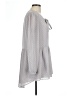 DR2 100% Polyester Polka Dots Gray Casual Dress Size L (petite) - photo 4