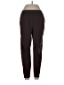 Assorted Brands Solid Black Burgundy Active Pants Size L - photo 1
