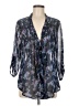 Love on a Hanger 100% Polyester Gray 3/4 Sleeve Blouse Size L - photo 1