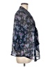 Love on a Hanger 100% Polyester Gray 3/4 Sleeve Blouse Size L - photo 4