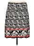 Max Studio Print Black Casual Skirt Size L - photo 2