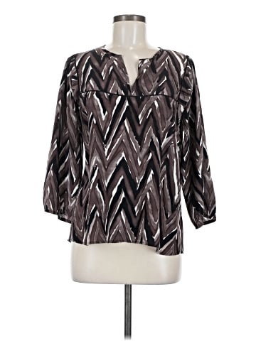Tucker 3/4 Sleeve Silk Top (view 1)