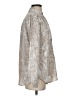 Ann Taylor 100% Polyester Animal Print Silver Long Sleeve Blouse Size XS - photo 4