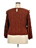 ELOQUII Elements 100% Viscose Brown Long Sleeve Blouse Size 18 - photo 2