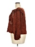 ELOQUII Elements 100% Viscose Brown Long Sleeve Blouse Size 18 - photo 5