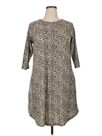 Tickled Teal Casual Dress (view 1)