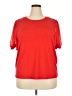 CeCe Red Short Sleeve Top Size 2X - photo 1