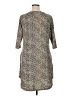 Tickled Teal Animal Print Tan Casual Dress Size XL - photo 2