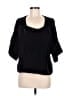 Lucca Couture 100% Acrylic Black Pullover Sweater Size M - photo 1