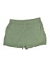 Marika Solid Green Shorts Size XL - photo 2
