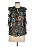Ulla Johnson Black Sleeveless Silk Top Size 6 - photo 1