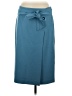 Ann Taylor Solid Teal Formal Skirt Size 6 - photo 1