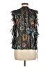 Ulla Johnson Black Sleeveless Silk Top Size 6 - photo 2