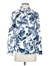 Assorted Brands Floral Blue Long Sleeve Blouse Size S - photo 1