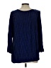 Daisy Fuentes 100% Rayon Blue 3/4 Sleeve Blouse Size L - photo 2