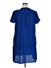 Lush Solid Blue Casual Dress Size XL - photo 2