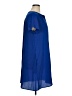 Lush Solid Blue Casual Dress Size XL - photo 4