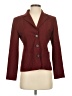 MICHAEL Michael Kors Houndstooth Burgundy Blazer Size 4 - photo 1