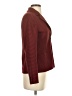 MICHAEL Michael Kors Houndstooth Burgundy Blazer Size 4 - photo 4