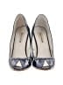 Steve Madden 100% Leather Color Block Blue Wedges Size 7 - photo 2