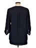 Tacera 100% Polyester Blue 3/4 Sleeve Blouse Size L - photo 2