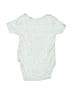 Amazon Essentials 100% Cotton Solid Gray Short Sleeve Onesie Size 0-3 mo - photo 2