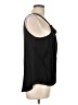 BCBGMAXAZRIA 100% Polyester Solid Black Sleeveless Blouse Size L - photo 4