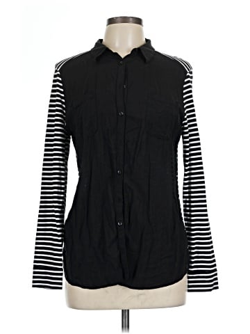 Ann Taylor LOFT Outlet Long Sleeve Button-Down Shirt (view 1)