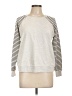 Torrid Stripes Silver Sweatshirt Size Lg Plus (0) - photo 1