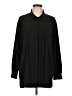 Liz Claiborne Collection 100% Polyester Black Long Sleeve Blouse Size 10 - photo 1