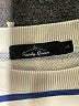 Trendy Queen Stripes White Pullover Sweater Size L - photo 7