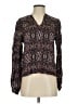 Caballero Purple Long Sleeve Blouse Size XS - photo 1