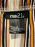 rue21 100% Polyester Stripes Tan Casual Dress Size M - photo 7