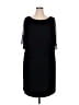 Connected Apparel 100% Polyester Solid Black Cocktail Dress Size 20w - photo 1