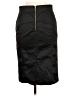 Bebe Solid Black Casual Skirt Size 8 - photo 2