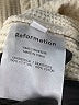 Reformation Jeans 100% Cotton Ivory Pullover Sweater Size M - photo 7
