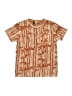 Scotch & Soda Animal Print Orange Short Sleeve T-Shirt Size 5 (estimated) - photo 1
