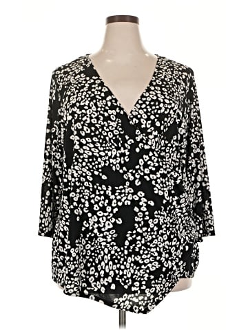 JLo by Jennifer Lopez 3/4 Sleeve Blouse (view 1)