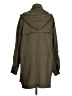 Zara Basic 100% Lyocell Green Trenchcoat Size S - photo 2