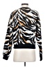 DKNY Animal Print Black Silk Pullover Sweater Size XS - photo 2