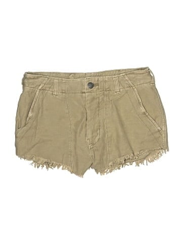 Free People Khaki Shorts (view 1)