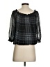Max Studio 100% Polyester Black 3/4 Sleeve Blouse Size S - photo 2
